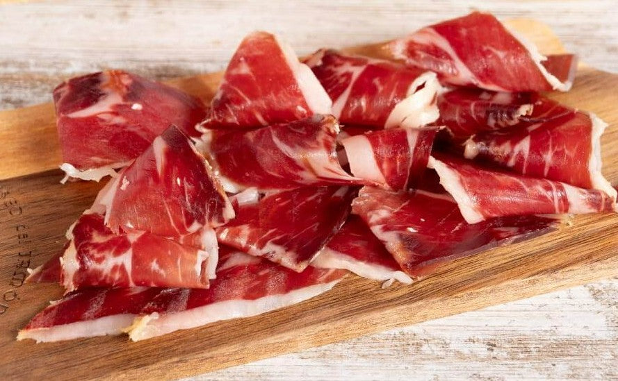 Jamón 100% ibérico de bellota loncheado